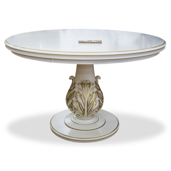 Большой круглый стол на одной ножке