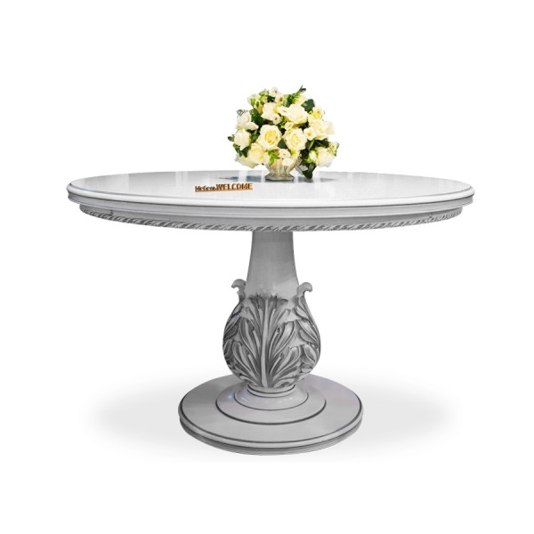 Большой круглый стол на одной ножке