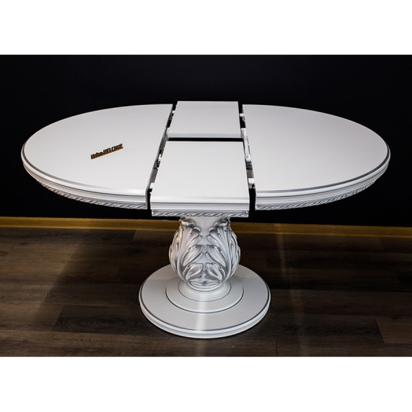 Большой круглый стол на одной ножке