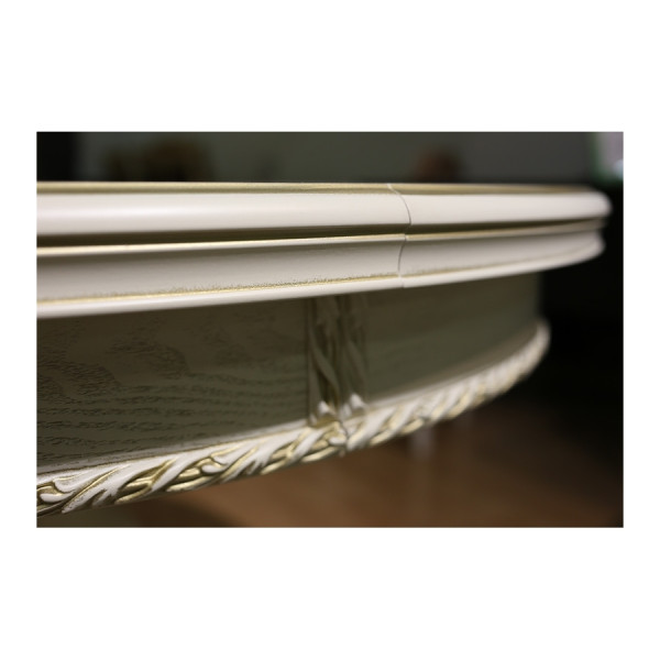 Стол обеденный круглый на одной ноге, диаметр 100см