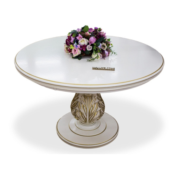 Большой круглый стол на одной ножке