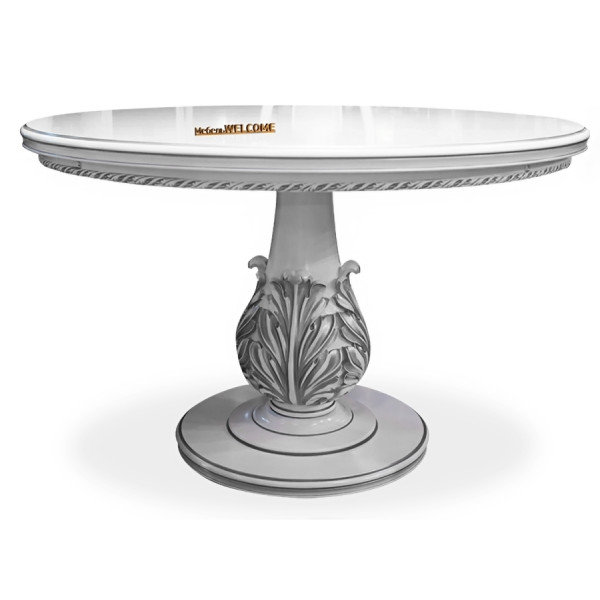 Большой круглый стол на одной ножке