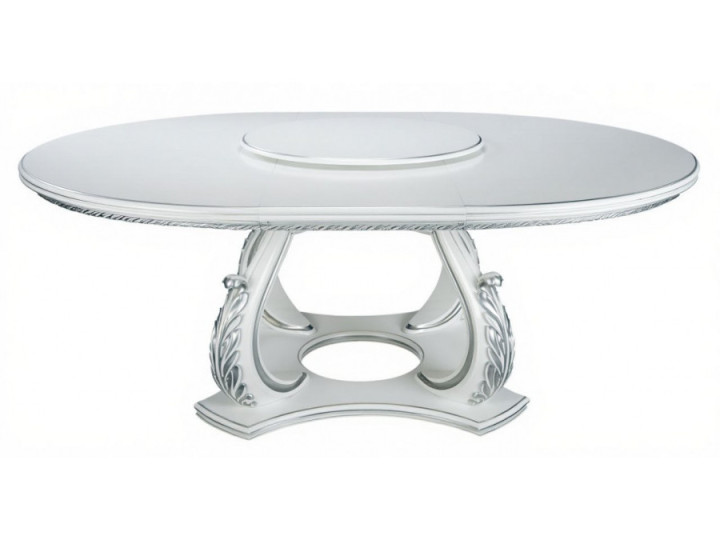 Большой круглый стол с менажницей