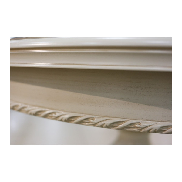 Стол обеденный круглый на одной ноге, диаметр 100см