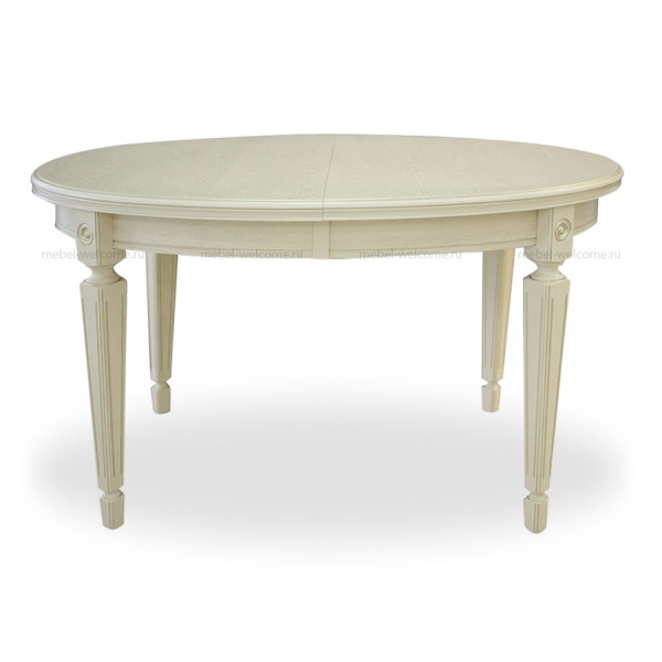 Стол обеденный раскладной овальный с тремя вставками 100*130/169/229
