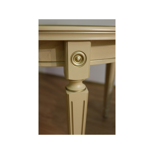 Стол обеденный раскладной овальный с тремя вставками 100*130/169/229