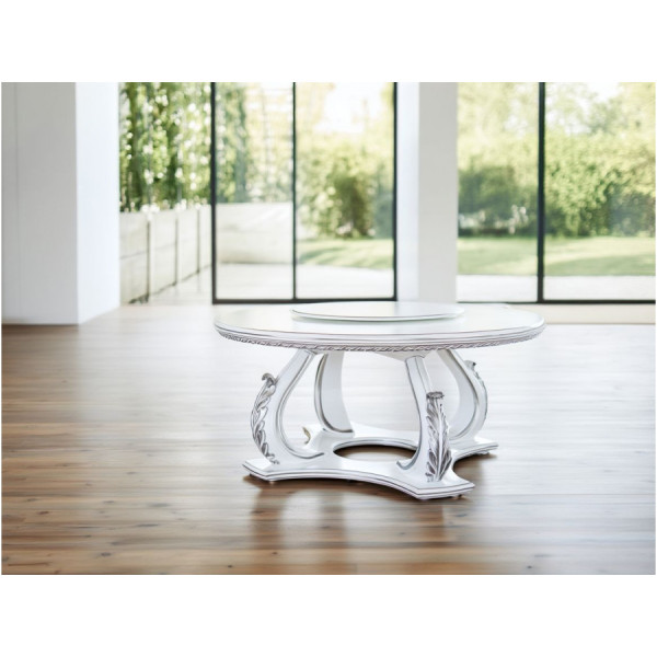 Большой круглый стол с менажницей