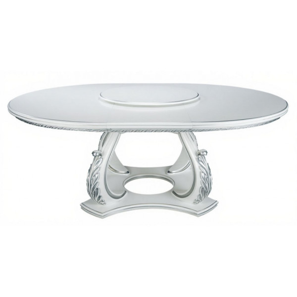 Большой круглый стол с менажницей