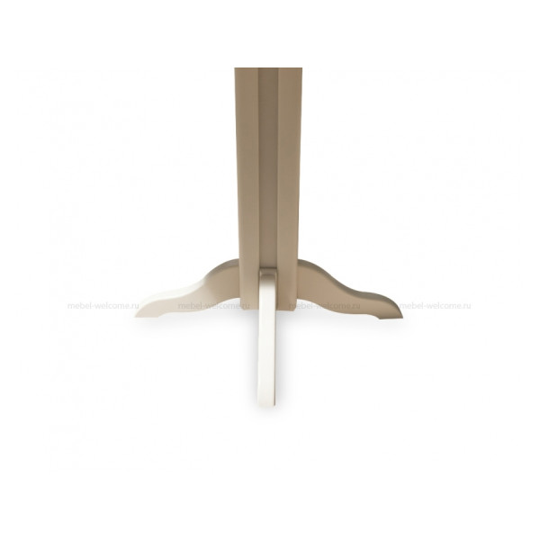 Стол Лориан 64*90/120 обеденный (кухонный) с каменной столешницей (керамогранит) раздвижной (раскладной) на одной ножке - Мебель