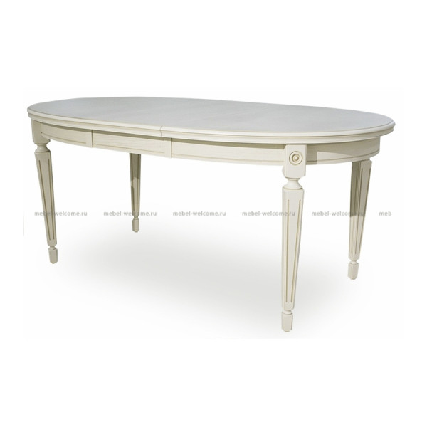 Стол обеденный раскладной овальный с двумя вставками 100*130/170/210