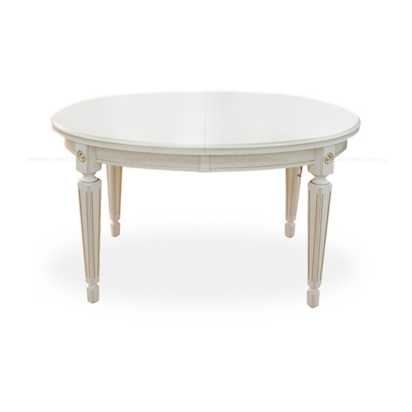 Стол обеденный раскладной овальный с тремя вставками 100*130/169/229