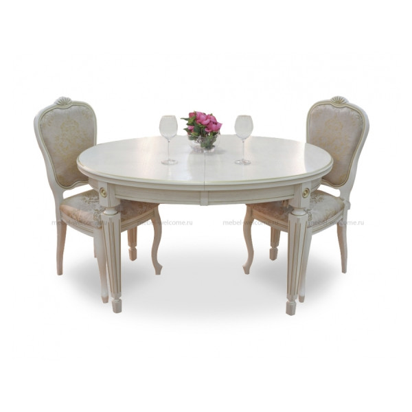 Стол обеденный раскладной овальный с тремя вставками 100*130/169/229