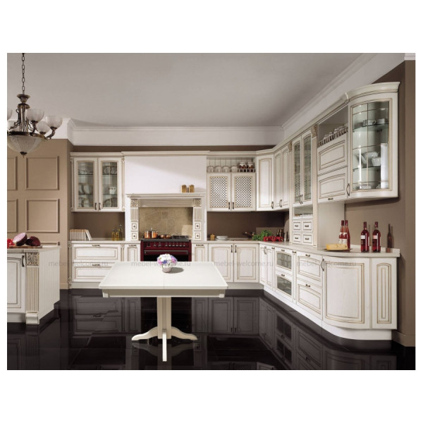 Стол Лориан 64*90/120 обеденный (кухонный) с каменной столешницей (керамогранит) раздвижной (раскладной) на одной ножке - Мебель