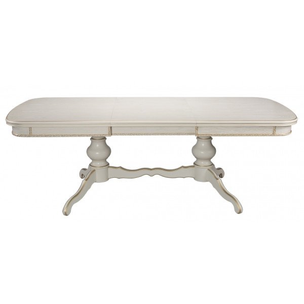 Стол обеденный раскладной овальный на сдвоенной ноге 89*159/219