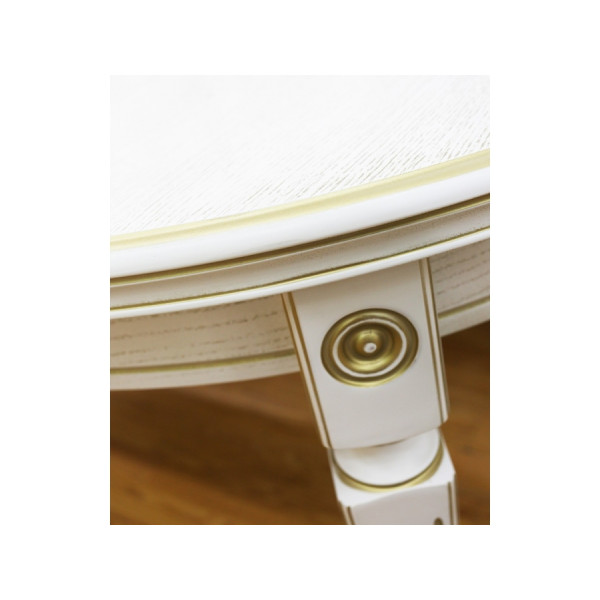 Стол обеденный раскладной овальный с тремя вставками 100*130/169/229